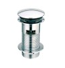 Korek umywalkowy McALPINE "Click-Clack", z przelewem, chrom CW60-CB