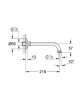 Ramię prysznica GROHE RELEXA 21.8cm chrom 27406000