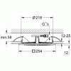 Prysznic górny / deszczownica GROHE RAINSHOWER F-SERIES 10 25.4x25.4cm, sufitowa, chrom 27467000