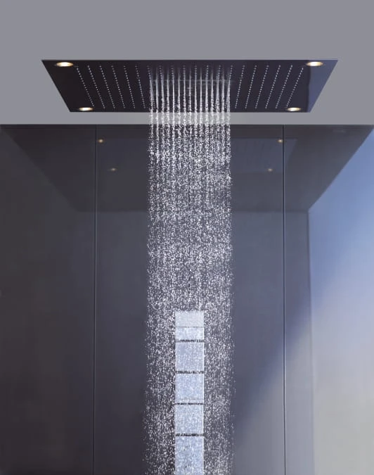 Głowica prysznicowa AXOR SHOWERHEAVEN 97x97cm, sufitowa, z oświetleniem, DN20, chrom 10623800