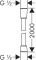 Wąż prysznicowy HANSGROHE ISIFLEX 200cm, chrom 28274000