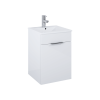 Zestaw ELITA QUBO PLUS 40 1D umywalka 40cm z szafką, biała WHITE 166483