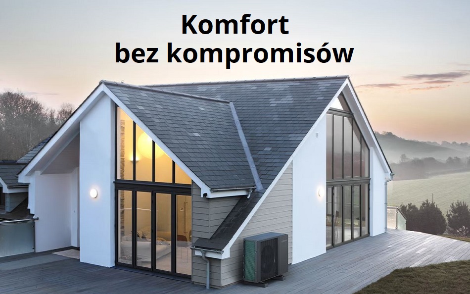 Dom z pompą ciepła Samsung