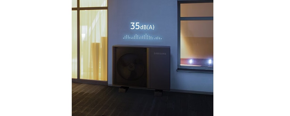 Cicha praca pompa ciepła Samsung