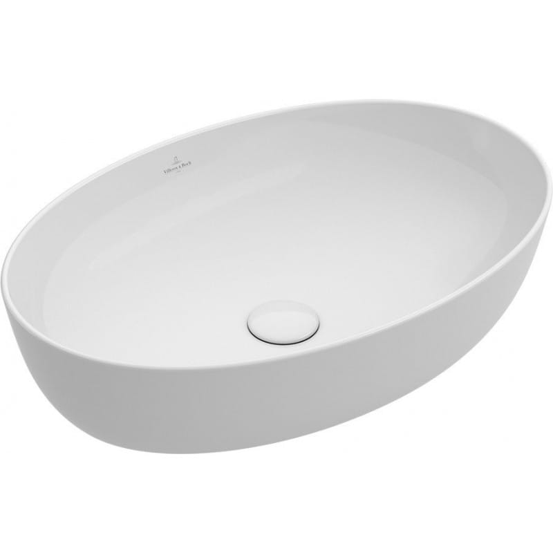 Umywalka nablatowa VILLEROY&BOCH ARTIS 61x41cm, biała TitanCeram ...